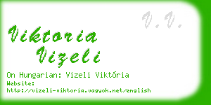 viktoria vizeli business card